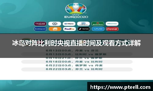 冰岛对阵比利时央视直播时间及观看方式详解